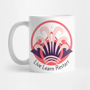 Live Learn Restart Peaceful Mug